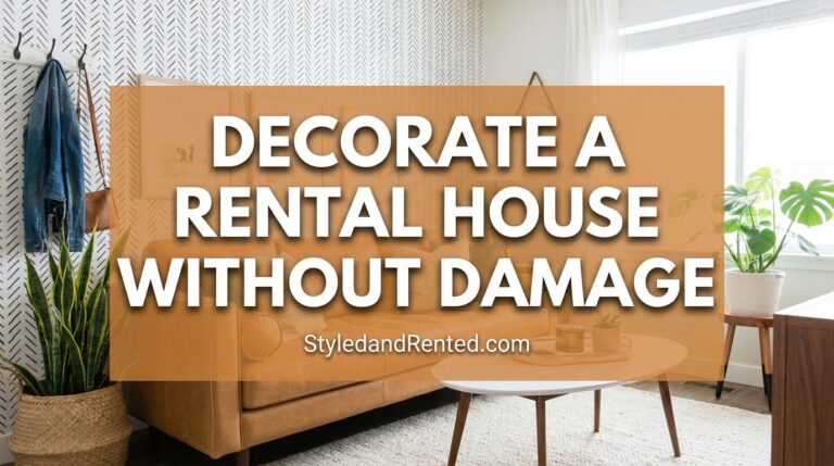 How to Decorate a Rental House Without Damage?